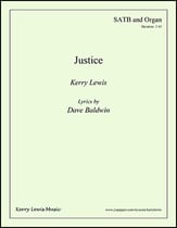 Justice SATB choral sheet music cover